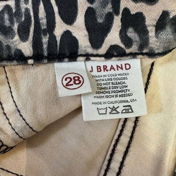 JBrand super skinny snow leopard jeans Size 28 - Picture 4 of 6